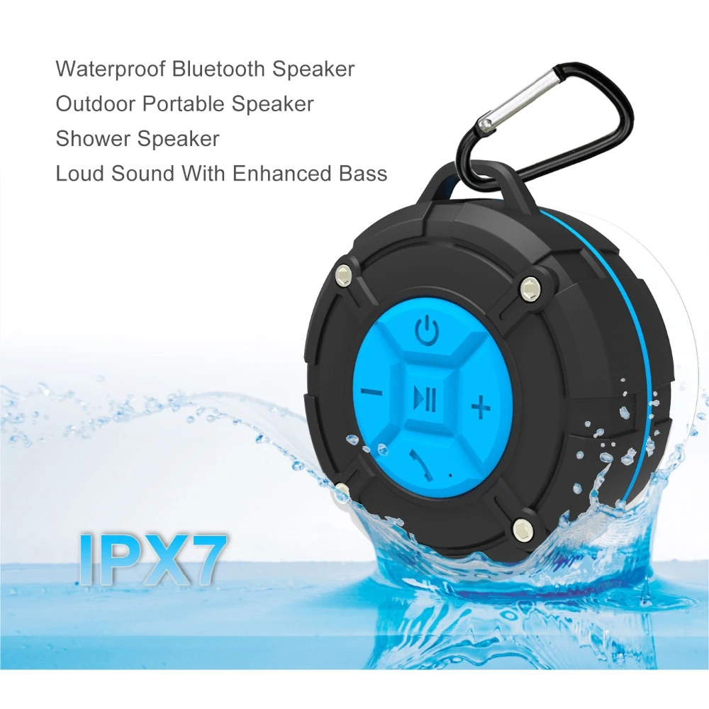 Kobwa Водонепроницаемый Открытый Bluetooth динамик портативный беспроводной сабвуфер