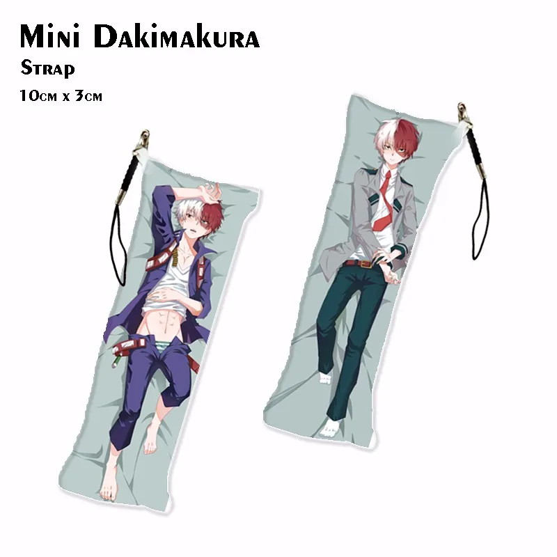 My Hero academic TODOROKI SHOTO Mini Dakimakura Anime Katsuki Bakugo брелок DIY подвеска Прямая поставка| |