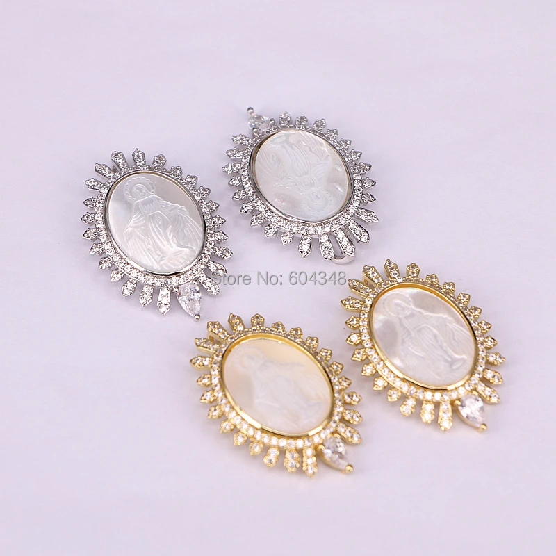5 шт. подвеска в виде ракушки с имитацией жемчуга|mother of pearl shell|mother pearlshell necklace pendant |