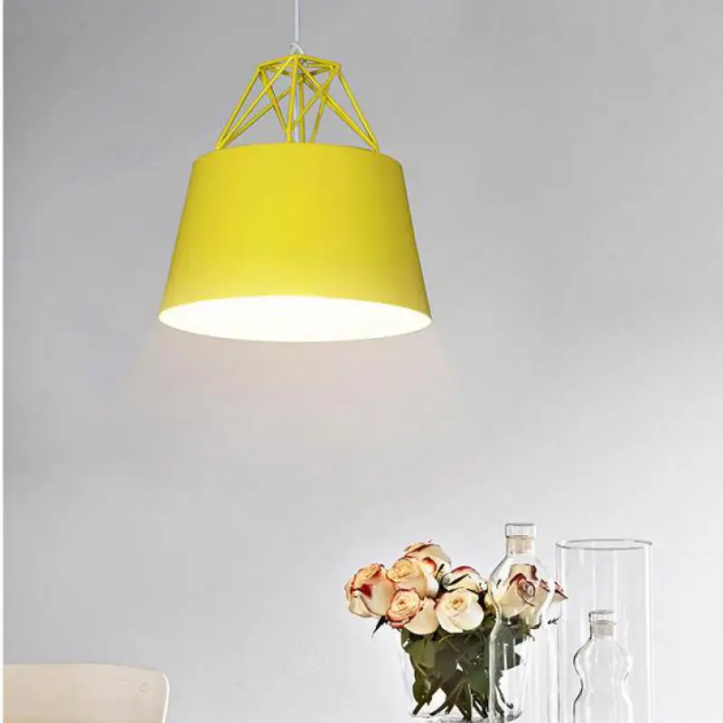 Современный минималистический ресторан Железный подвесной светильник Бар