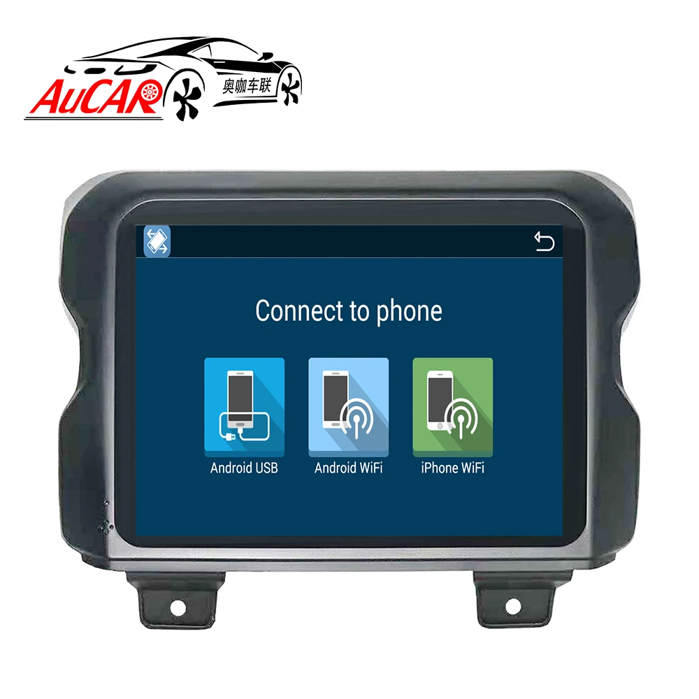Автомагнитола AuCAR 8 4 дюйма на Android 0 автомобильный DVD плеер для Jeep Wrangler jk 2018