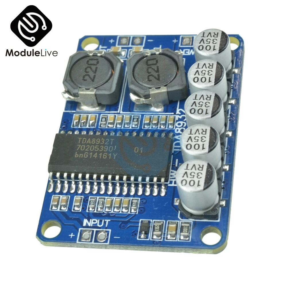 TDA8932 AMP 35W цифровой усилитель плата модуль моно низкий источник питания стерео Diy