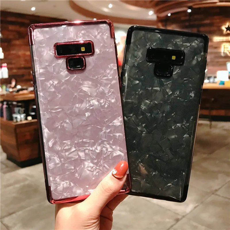 Luxury Glitter 2 in 1 TPU Marble Pattern Case For Samsung Galaxy Note 9 A5 A6 A7 A8 J4 J6 J8 2018 S10 Lite S9 S8 Plus S7 Cover |