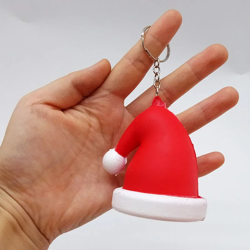 New Squishy Slow Rebound Christmas Hat PU Squeeze Toy Anti-pressure Decompression Gifts For Children | Игрушки и хобби