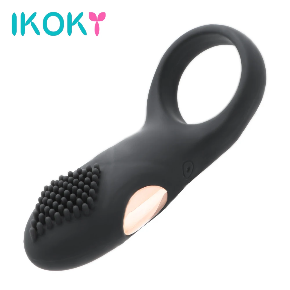 IKOKY Jump Egg Целомудрие кольцо на член G Spot Climax секс игрушки для мужчин Вибратор пары