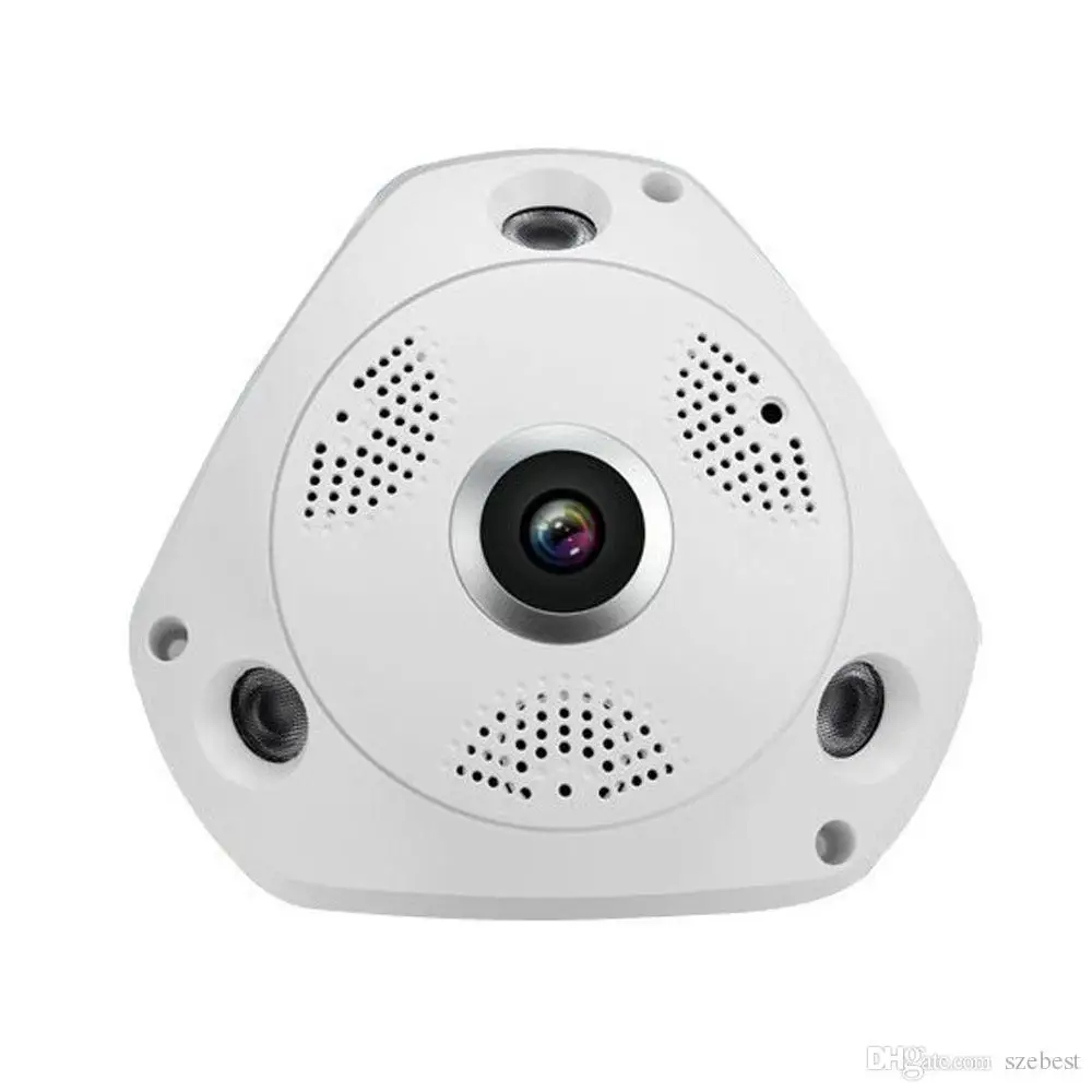 Беспроводная ip камера с функцией распознавания движения панорамная VR 3 Мп 360