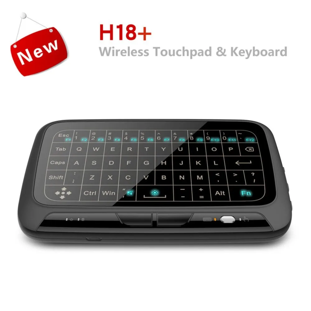 H18+ 2.4GHz Backlight Mini Wireless Keyboard Remote Touchpad Combo For Smart TV Android Box PC | Электроника
