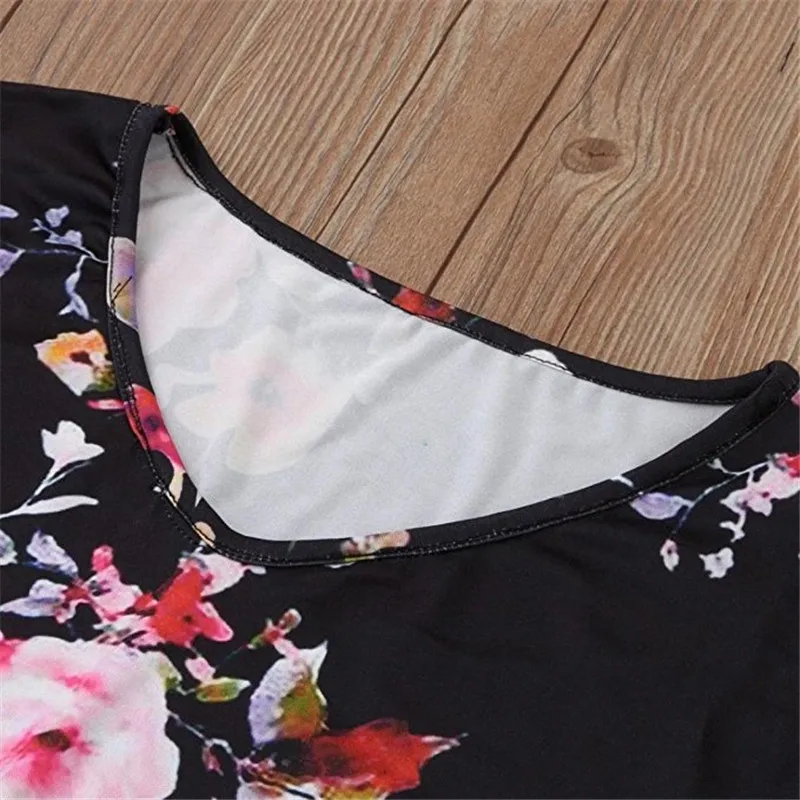 2018 Women Chiffon Print Blouse Spring Ruffled Sleeve Floral Shirt For Female V-Neck Blusas Elegant Tops Ladies |