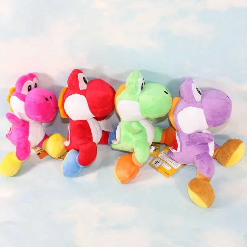 20 см Супер Марио Bros Run Yoshi плюшевые куклы плюшевые игрушки Фигурки игрушки Марио плюшевые игрушки