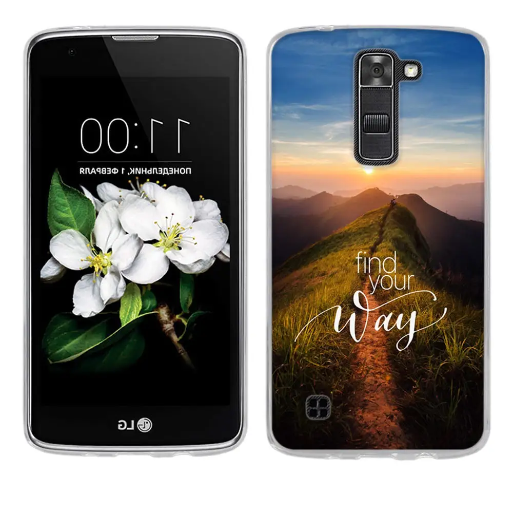For LG K7 X210 X210DS MS330 Cases Luxury Painted Soft Back Cover Shell Coque Funda for Tribute 5 LS675 Phone Bag | Мобильные