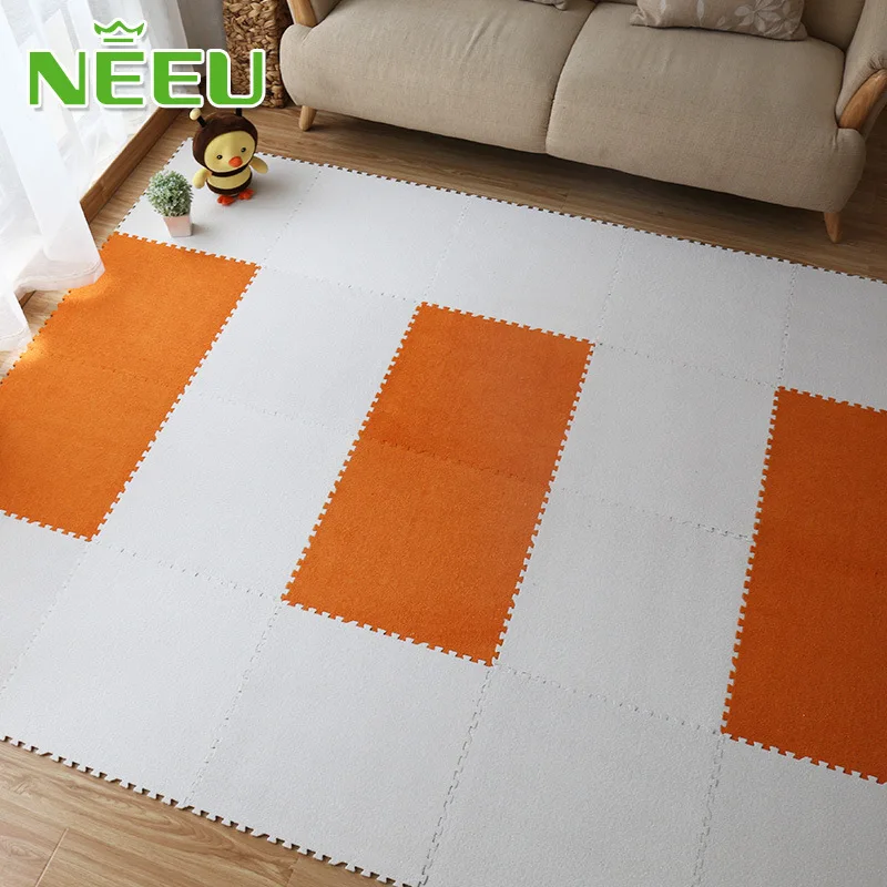 Детский игровой коврик головоломка из замшевой пены для ползания детей 30*30 см