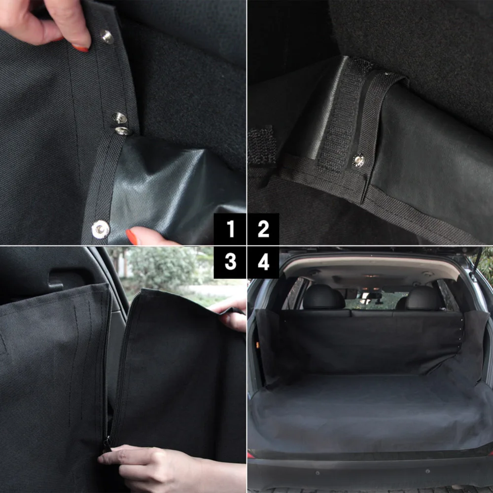 Чехол для сиденья TIROL домашних животных черный водонепроницаемый Оксфорд