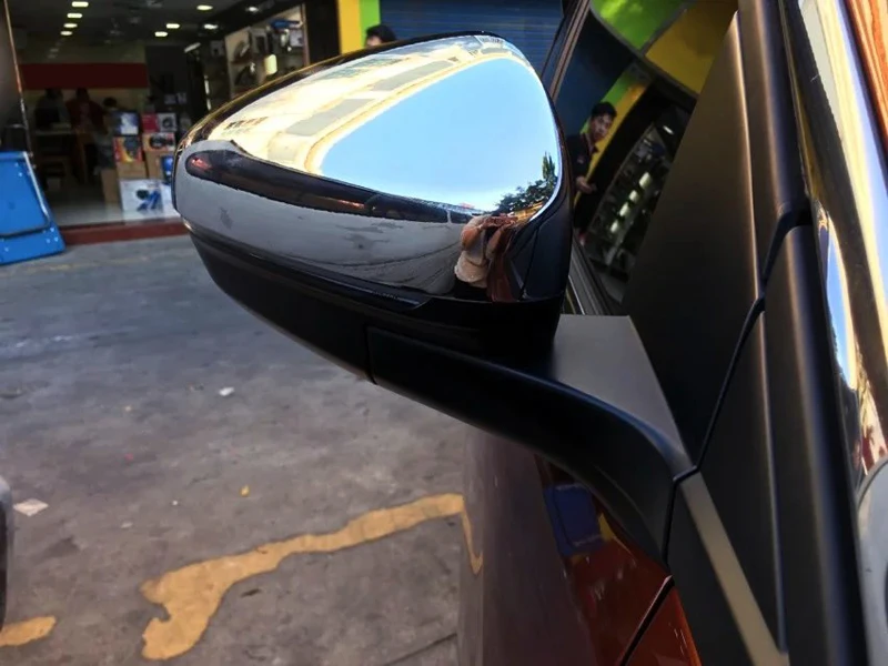 Аксессуары хромированный чехол для зеркала заднего вида из АБС-пластика 2 шт. Peugeot