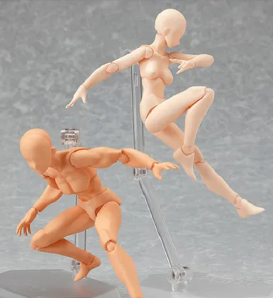 Фигурка Figma Archetype He She ПВХ 5 дюймов суставы человеческого тела мужские и женские