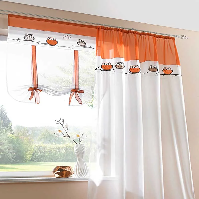Современные прозрачные тюлевые шторы для спальни оконные гостиной кухни