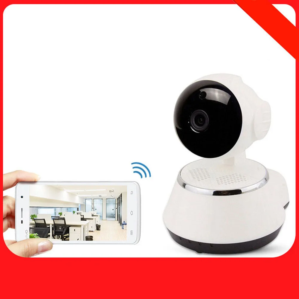 Контрольная камера наблюдения IP Удаленная Беспроводная сетевая 360 градусов