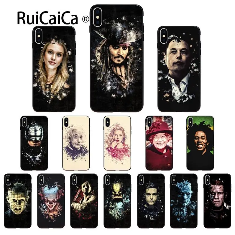 Ruicaica персонажи фильмов и ТВ капитан Джек Терминатор протектор чехол для Apple iPhone 8 7