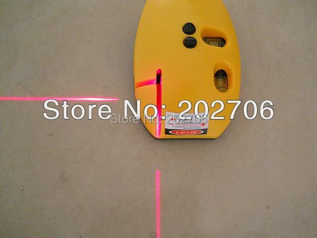 Многоцелевой 2-линейный лазерный уровень нивелир с прямым углом Инструмент 90