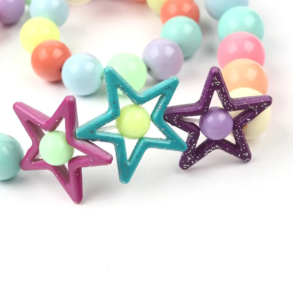 3 шт. жемчужное короткое ожерелье с изображением троллей украшение в виде звезды