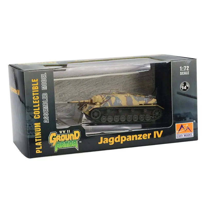 Предустановленный 1/72 Jagdpanzer IV Sd.Kfz. Коллекционная пластиковая модель хобби времен