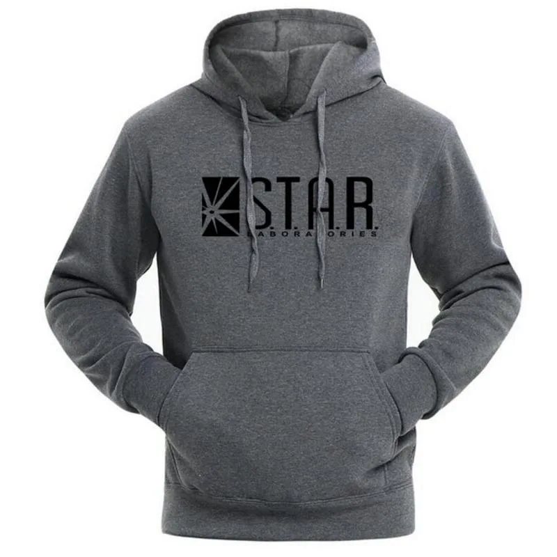 2017 STAR Labs черные женские/мужские толстовки с капюшоном Мужская толстовка джемпер