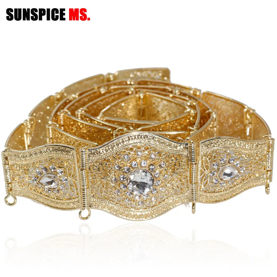 Женский ремень caftan металлический пояс золотого/серебряного цвета с кристаллами