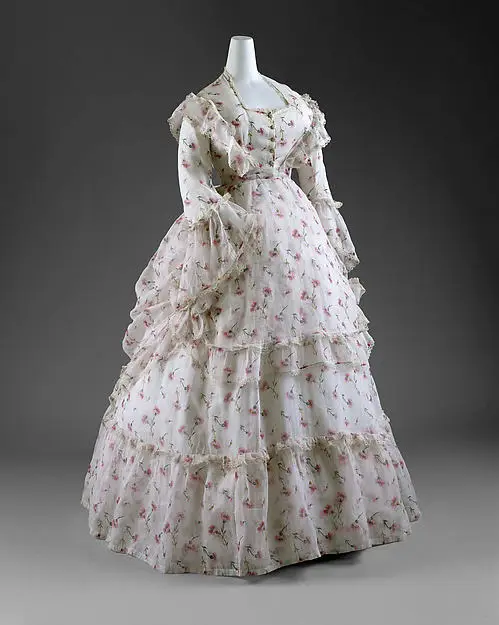 

1870s Period Romanticism Fashionable dress Theater Dress