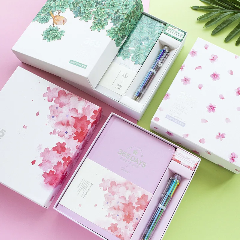 Креативный ежедневник 365 милый Kawaii порядок дня дорожный журнал Filofax органайзер
