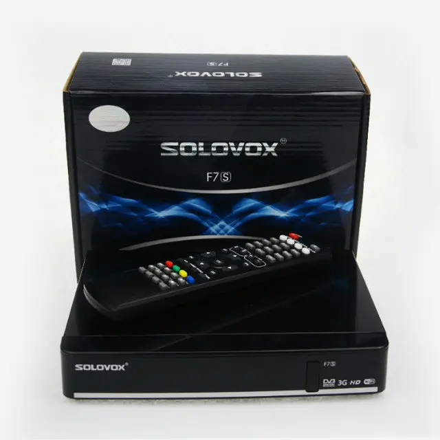 10 шт. оригинальный solovox f7s спутниковый ресивер Поддержка 2 USB Biss ключ YouPorn Ccamd Newcam 3G