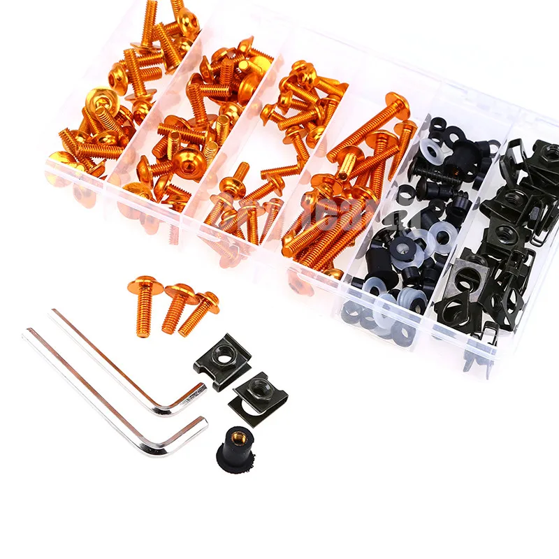 Complete Fairing Bolts Nuts Screws For Yamaha R1 R3 R6 FZ1 FZ6 MT07 MT09 Honda Suzuki GSXR 600 750 1000 Kawasaki ZX6R ZX10R | Автомобили и
