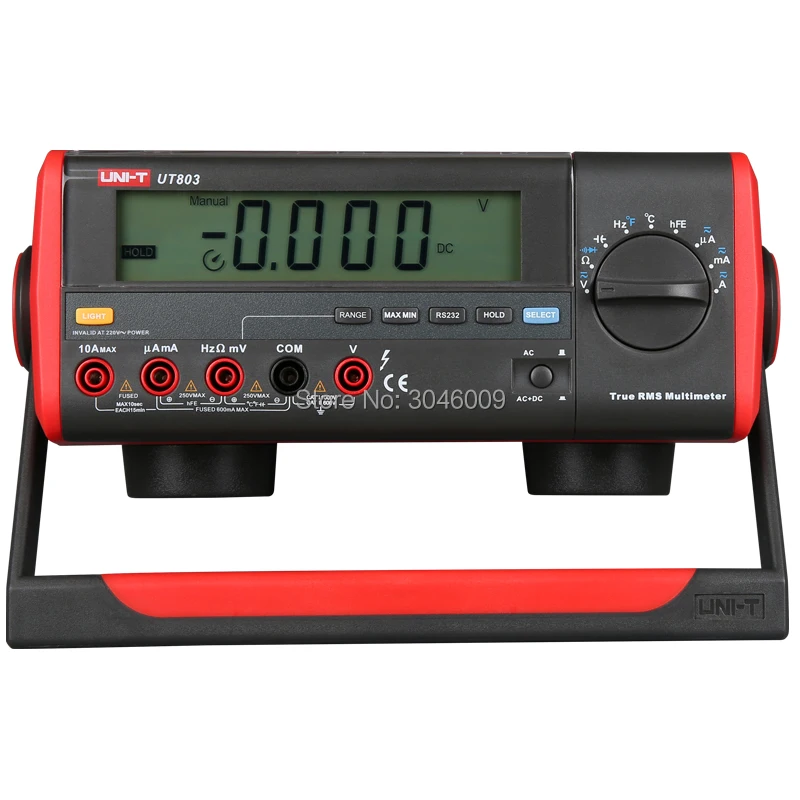 Настольный цифровой мультиметр UNI T UT803 высокоточный с функцией True RMS