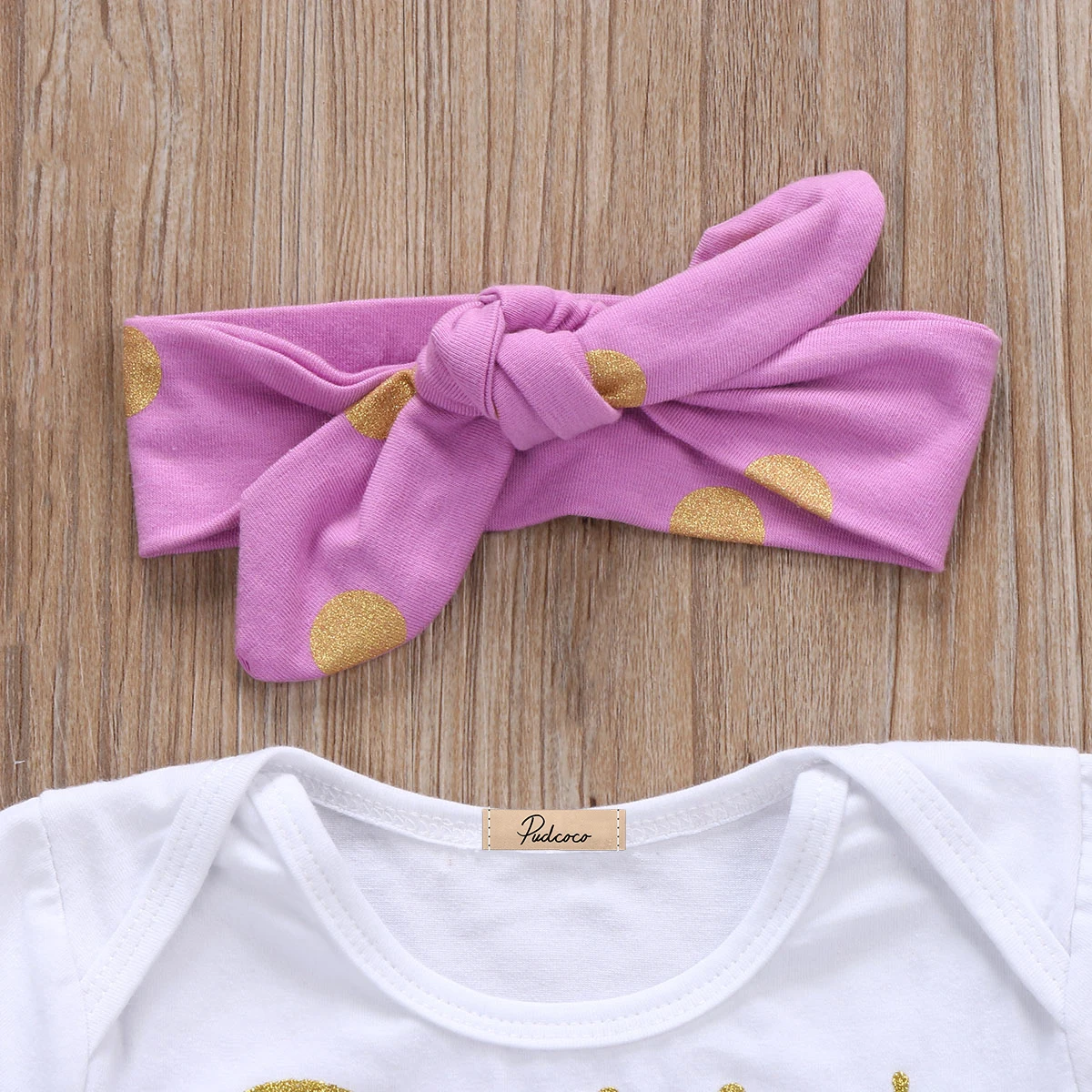 Одежда для новорожденных девочек комбинезон с короткими рукавами и штаны