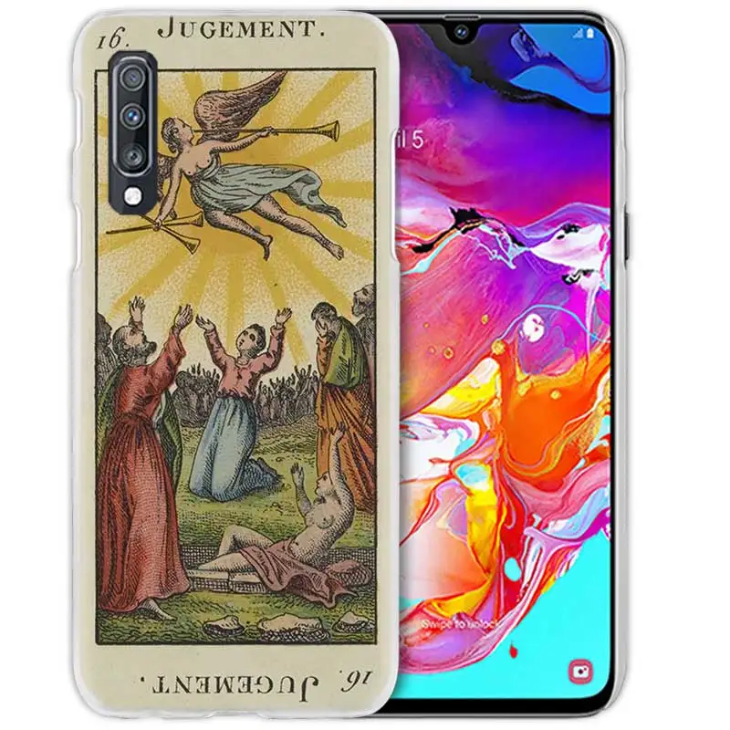 04 Таро карты чтения чехол для samsung Galaxy A50 A70 A20e A60 A40 A30 A20 A10 A8 A6 плюс A9 A7 Жесткий ПК чехол для телефона чехол для нового IPad - Цвет: 04
