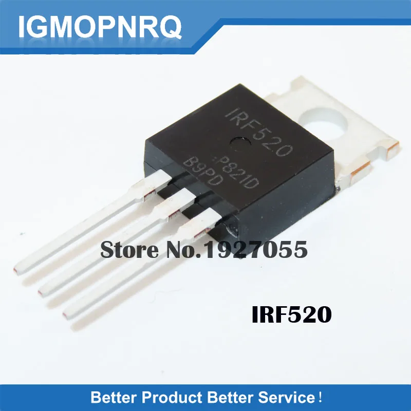

10 шт. IRF520 IRF520N TO-220 N-Channel MOSFET Новый оригинал