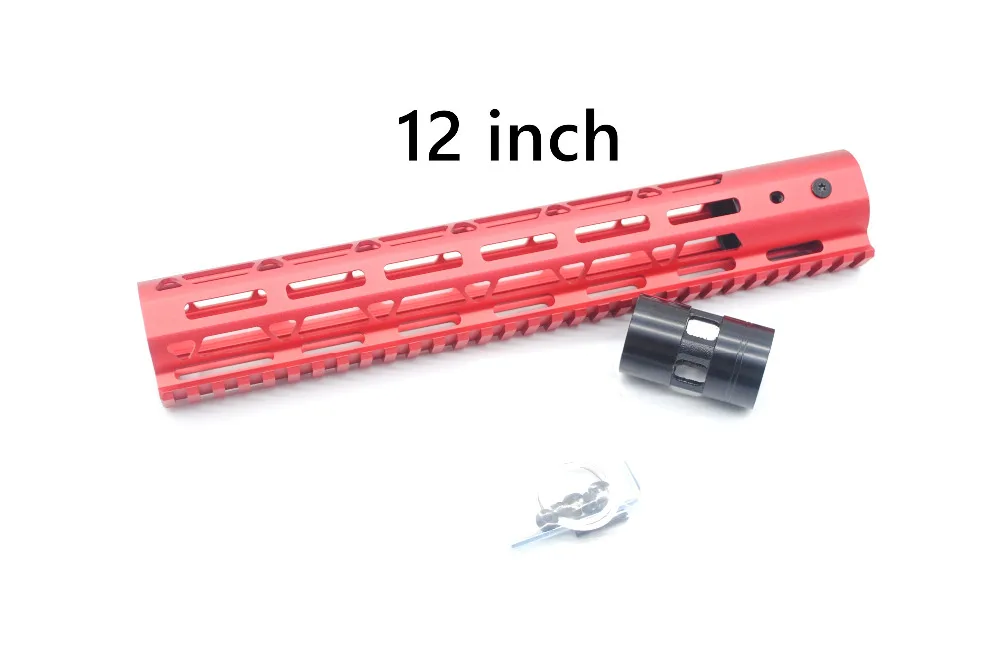 AR15 10 '཈'' 15 ''дюйма Бесплатная поплавковая система Red M Lok Handguard Picatinny Rail Fit.