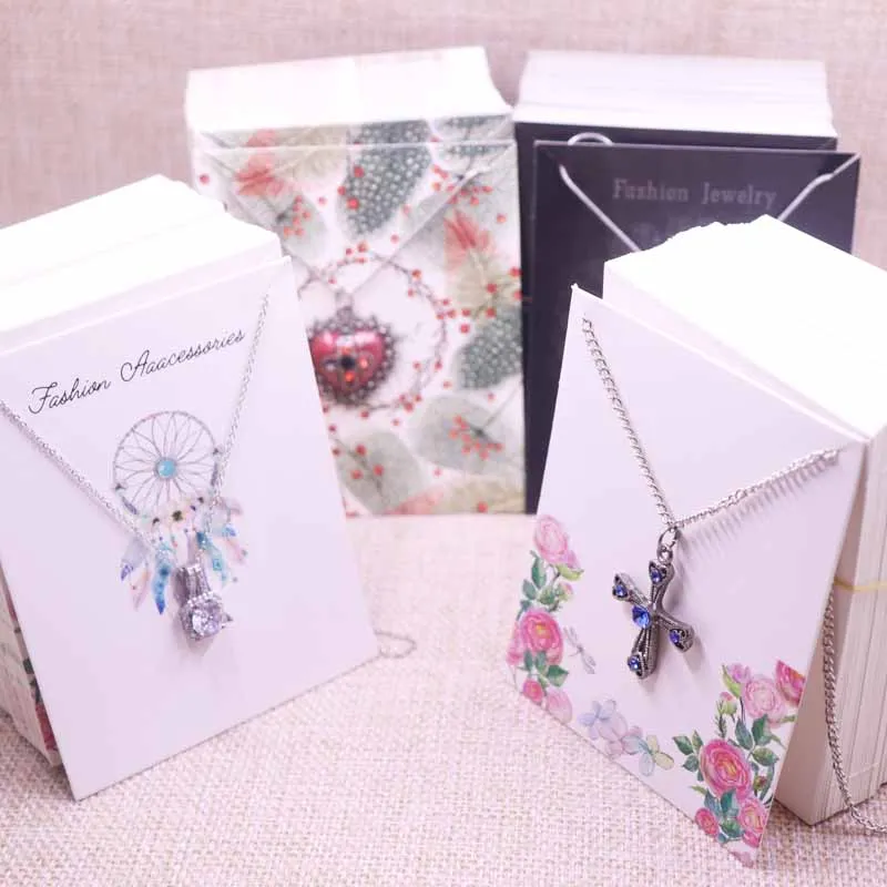 Новинка diy 100 шт ювелирные изделия 10*8 см карта упаковка бумажное