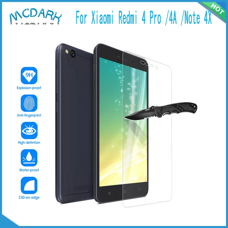 Для Xiaomi Redmi 4 Pro Передняя Защитная пленка для экрана 4A Note 4X легко установить