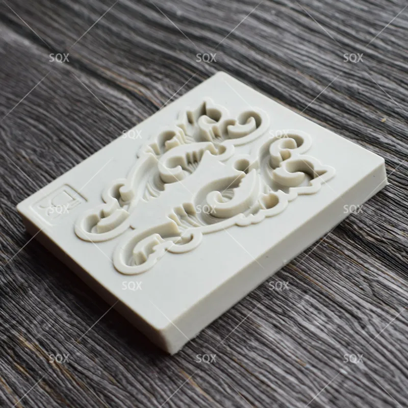 Рельефные европейские ретро формы для выпечки торта с мастикой силиконовые