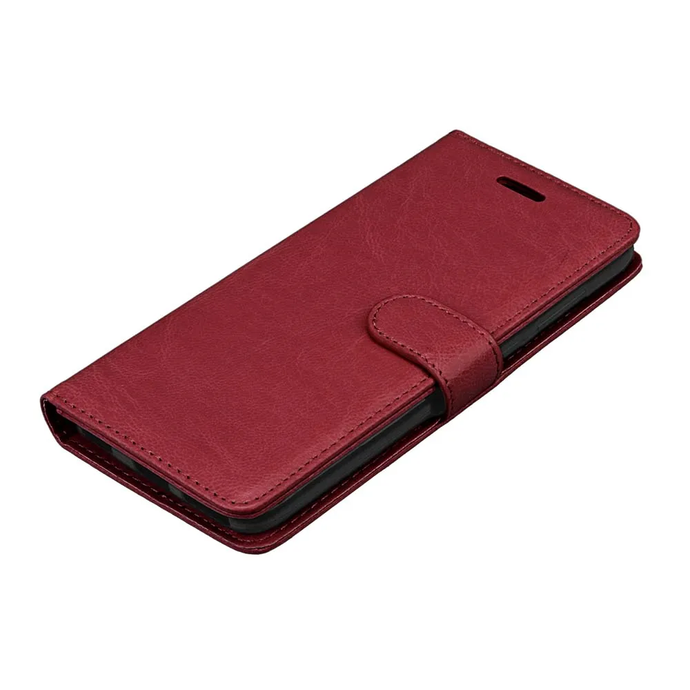 Чехол подставка из искусственной кожи для Samsung Galaxy J4 J400 J6 J600F J7 2018 чехол с откидной