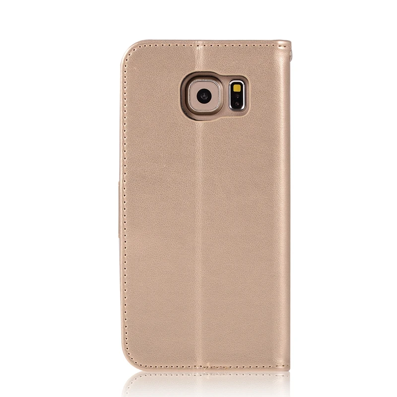 Чехол Etui для Samsung Galaxy S6 Роскошный кожаный бумажник с совой откидной duos G9200 G920f G920