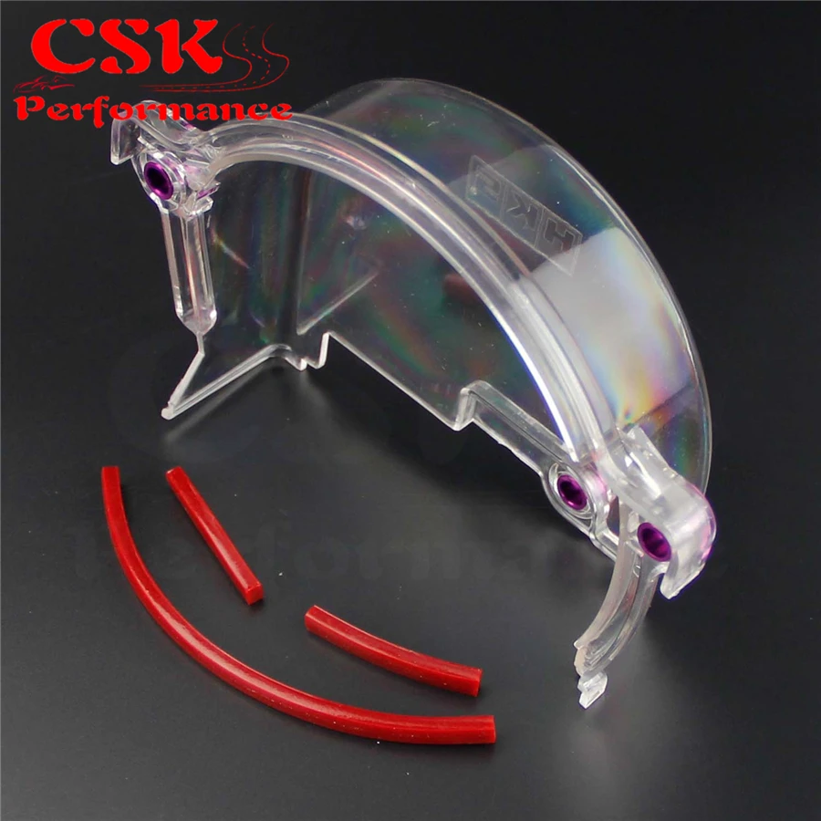 Одиночная Прозрачная крышка ремня синхронизации для Mitsubishi Lancer 4G13 4G15|timing belt cover|clear