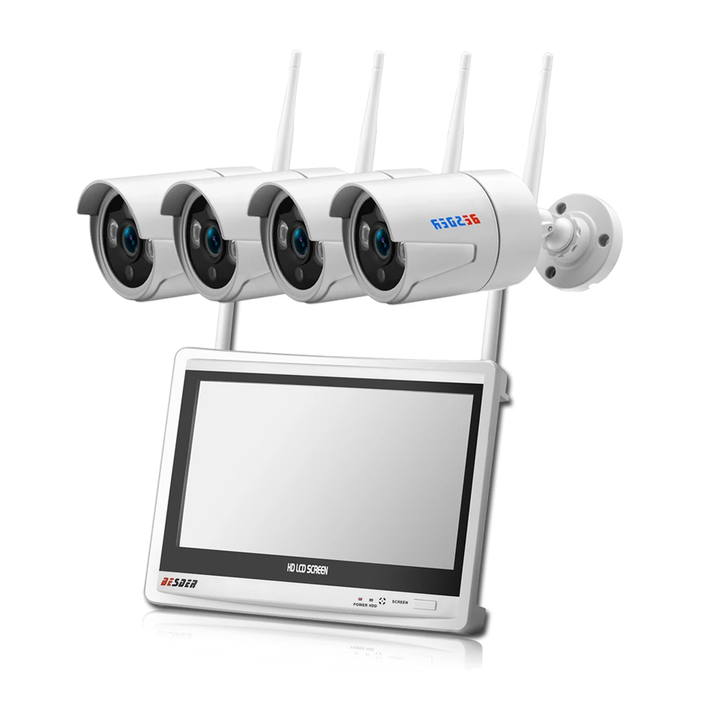 Besder 1080 P/960 P/720 P Wifi NVR CCTV система все в одном 4CH беспроводной комплект