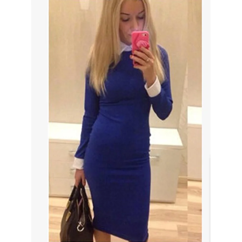 Женское платье с длинным рукавом DL1160 облегающее рукавом|autumn style|spring and autumnwomen dress |