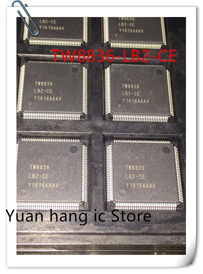 

5pcs/lots TW8836-LB2-CE TW8836 LB2-CE QFP IC