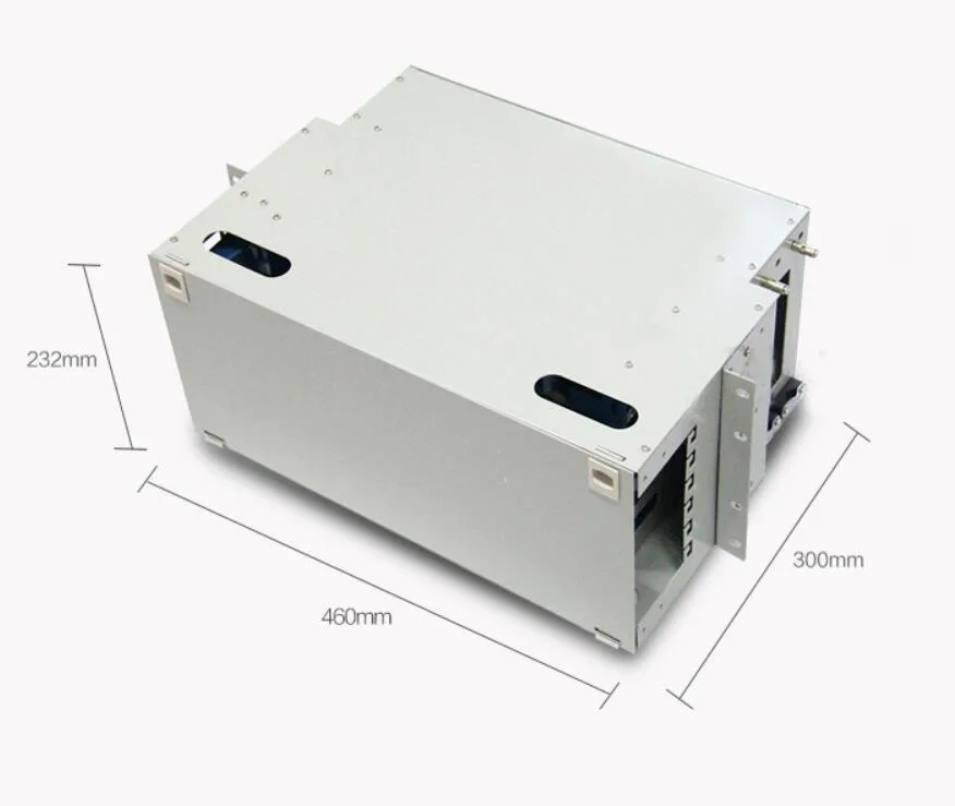 19 дюймов 96 core ODF Оптическое волокно распределительный шкаф/SC FC/LC адаптер портов