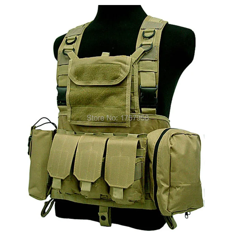 FSBE LBV нагрузка на подшипник Molle штурмовой жилет RRV нагрудная установка ремни для