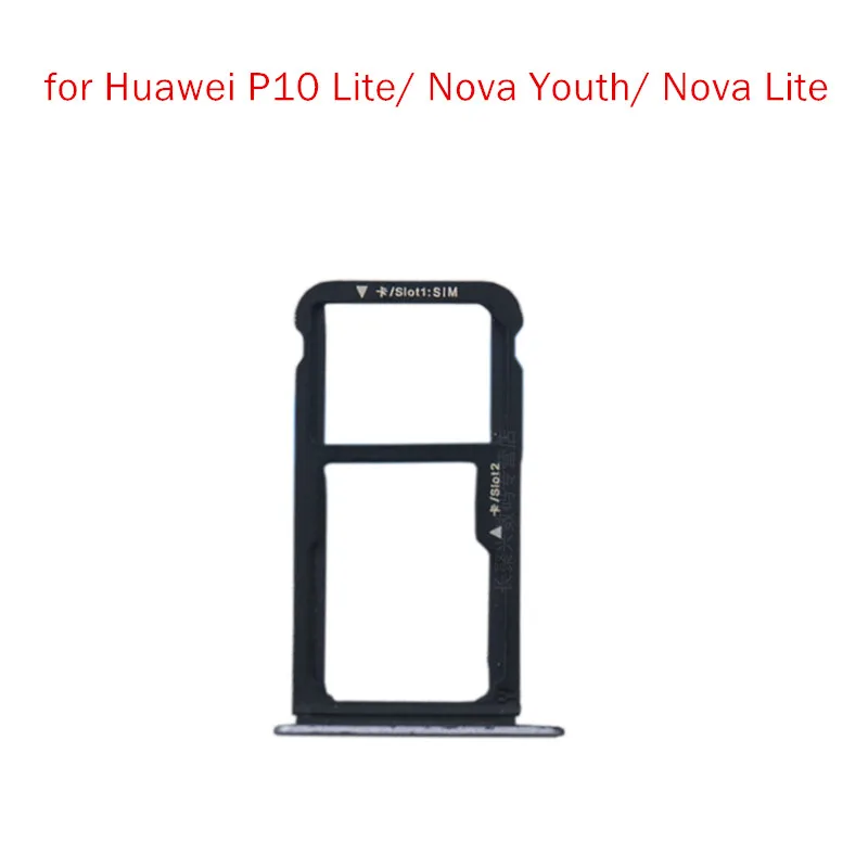 Для Huawei P10 Lite держатель лотка для карт SIM карта SD адаптер держателя слота запасные
