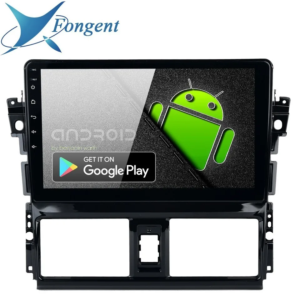 Мультимедийная магнитола fonnt 10 2 дюйма IPS 1 din Android 9 0 для Toyota Yaris 2013 2014 2015 2016 USB 4 Гб ОЗУ