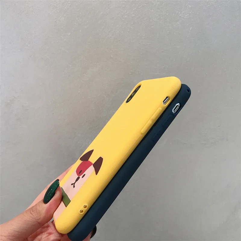 Мягкий силиконовый матовый чехол для iPhone 7 X XS MAX XR 8 6 6s Plus|Бамперы| |