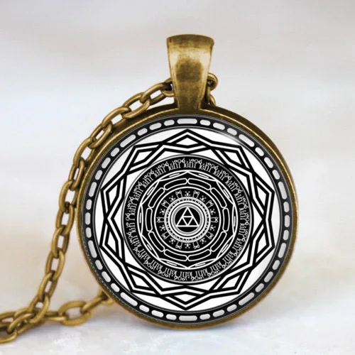 Игра геймер зеркало Сумерки легенда о Зельде принцесса стимпанк кулон новое